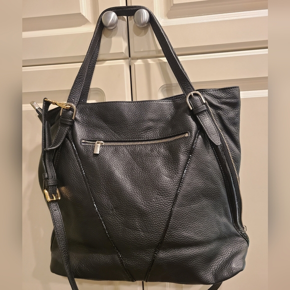 Bellucci Black Leather Large Handbag - Picture 2 of 7